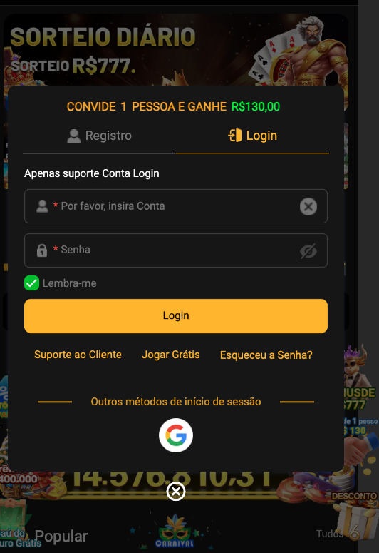 Aplicativo móvel 001bet